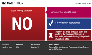 Illustration for article titled The Order: 1886: The Kotaku Review